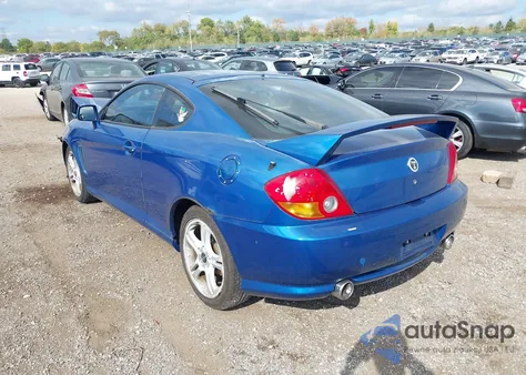 2004 Hyundai Tiburon Gt V6/Gt V6 Special Edition from USA, damaged, VIN KMHHN65F44U153298